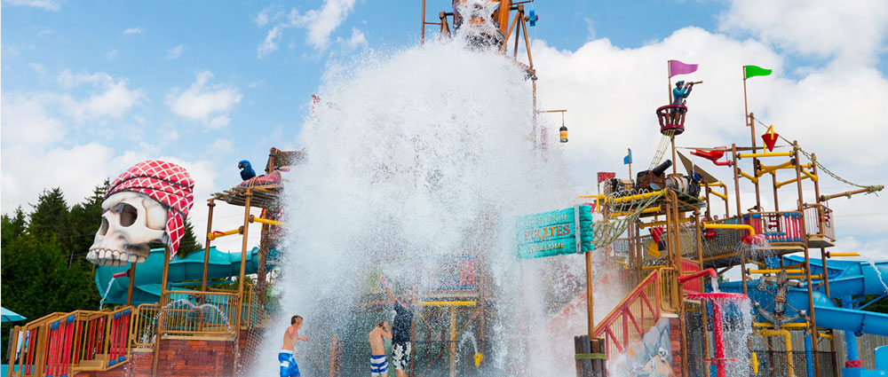 childrens-water-treehouse Children's water play structure